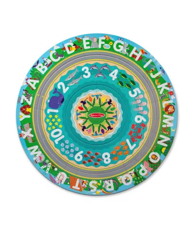 Melissa & Doug Round The Shore Floor Puzzle Play Set In Blue