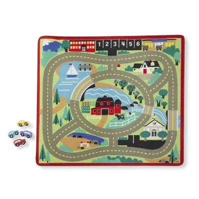 Melissa & Doug Round The Town Road Playmat In Multi