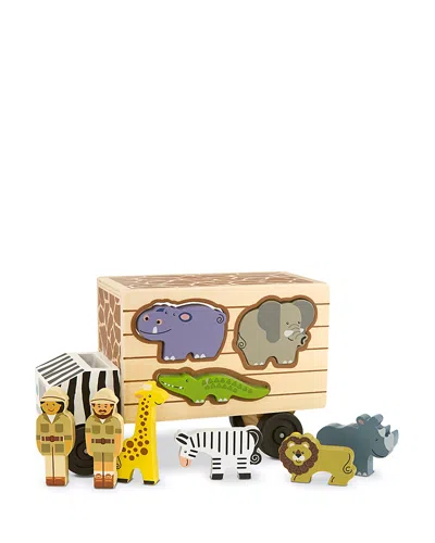 Melissa & Doug Safari Animal Rescue Truck - Ages 2+ In Brown