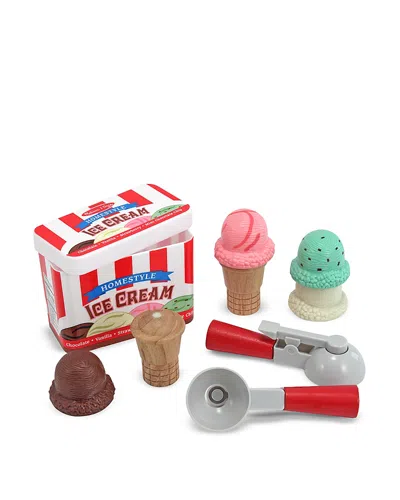 Melissa & Doug Scoop & Stack Ice Cream Cone Play Set - Ages 3+ In Multi