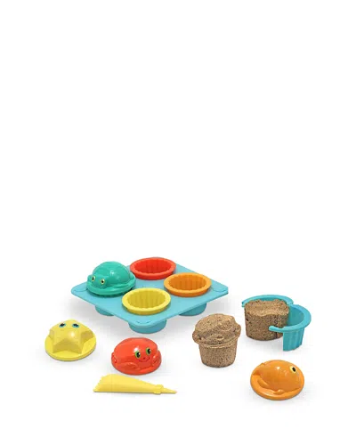 Melissa & Doug Seaside Sidekicks Sand Cupcake Set - Ages 3+ In Multi