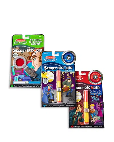 Melissa & Doug Secret Decoder Spy Bundle - Ages 7+ In Multi