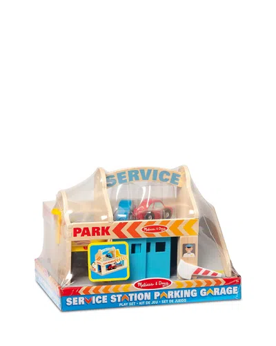Melissa & Doug Service Station Parking Garage - Ages 3+ In Blue