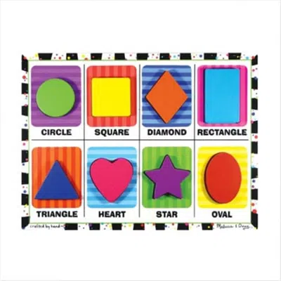 Melissa & Doug Shapes Chunky Puzzle In Multi