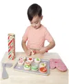 Melissa & Doug Slice And Bake Wooden Christmas Cookie Play Food Set In Multi