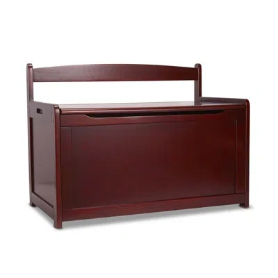 Melissa & Doug Solid + Manufactured Wood Toy Storage Bench In Brown