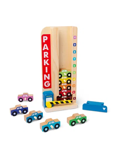 Melissa & Doug Stack & Count Parking Garage - Ages 3+ In Neutral