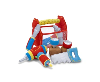 Melissa & Doug Toolbox Fill And Spill Soft Toy In Multi