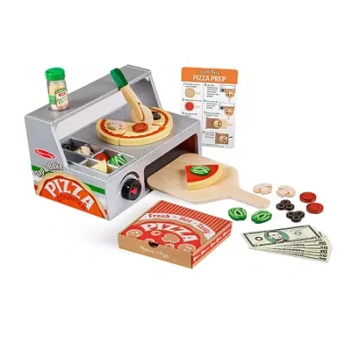 Melissa & Doug Top & Bake Pizza Counter In Transparent