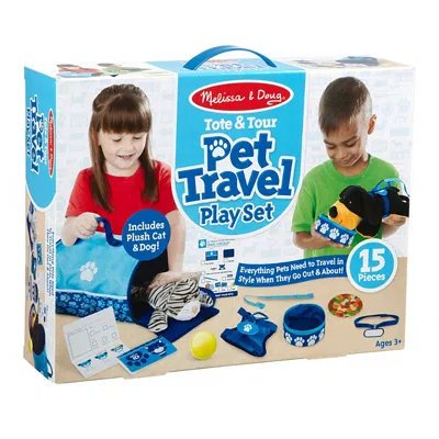 Melissa & Doug Tote & Tour Pet Travel Play Set- Ages 3+ In Multi