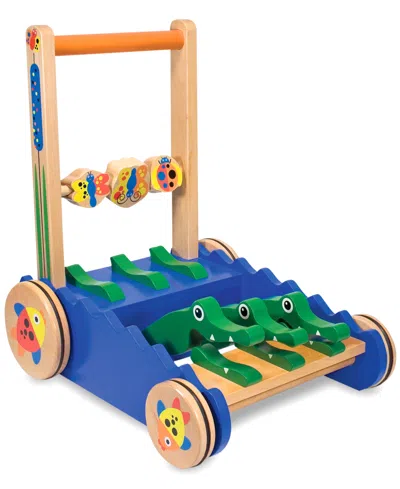 Melissa & Doug Kids' Toy, Chomp & Clack Alligator Push Toy In Multi