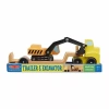 Melissa & Doug Trailer & Excavator Interactive Toy In Multi