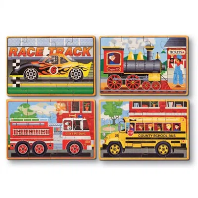 Melissa & Doug Vehicle Puzzles In A Box