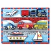 Melissa & Doug Vehicles Chunky Puzzle 10-pc. Non-toxic Board Game In Multi