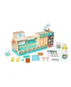 Melissa & Doug Wooden Cafe Barista Coffee Shop 35 Piece Set In Multi