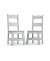 Melissa & Doug Wooden Chair Pair In Multicolor