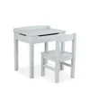 Melissa & Doug Wooden Lift-top Desk And Chair In Multicolor
