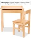 Melissa & Doug Wooden Lift-top Desk & Chair - Honey In No Color