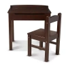 Melissa & Doug Wooden Lift-top Kids Desk & Chair(espresso) In Multi