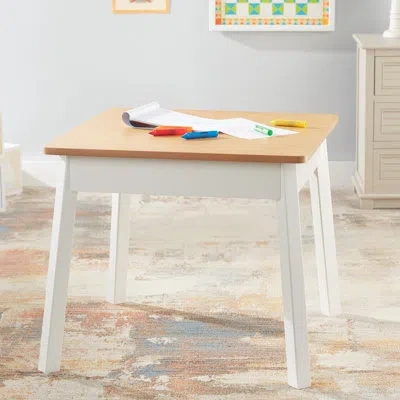 Melissa & Doug Wooden Square Table (white) In Natural,white