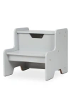 Melissa & Doug Wooden Step Stool In Grey