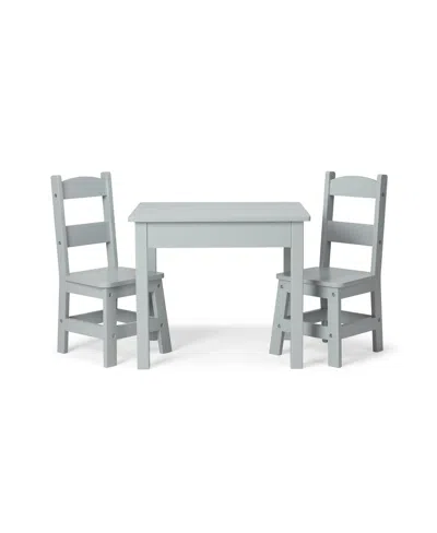 Melissa & Doug Wooden Table And Chairs In Multicolor