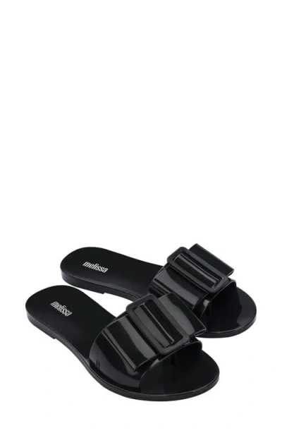 Melissa Babe Slide Sandal In Black