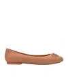 Melissa Ballet Shoes With Round Head And Bow Tie In Brown
