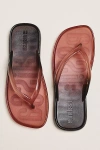 Melissa Beachware Gradient Flip Flops In Brown