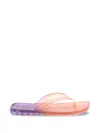Melissa Beachware Gradient Flip Flops In Multi