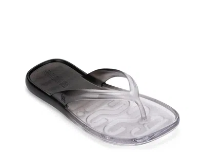 Melissa Beachwear Jelly Flip Flop In Black