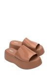 Melissa Becky Water Resistant Platform Sandal In Beige