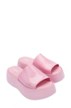 Melissa Becky Water Resistant Platform Sandal In Pink/pink
