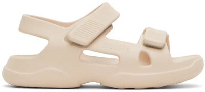 Melissa Beige Free Papete Sandals In Aq670 Sand