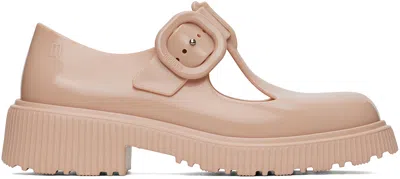 Melissa Beige Jackie Oxfords In Ao092 White