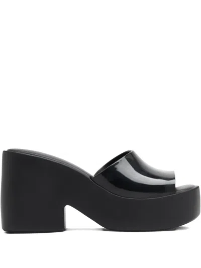 MELISSA BLOCK-HEEL SLIDE SANDALS