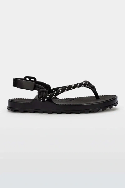 Melissa Bond Sporty Sandal In Black/white, Women's At Urban Outfitters In Multi