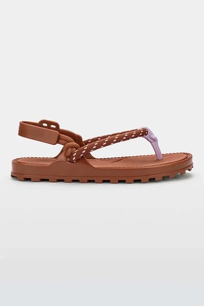 Melissa Bond Sporty Sandal In Brown/lilac, Women's At Urban Outfitters