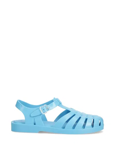 Melissa Cage-style Buckled Sandals In Blue
