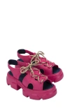 Melissa Camp Platform Sandal In Red