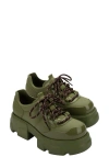 Melissa Camp Platform Sneaker In Green