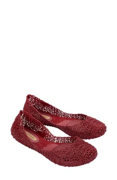 Melissa Campana Papel Flat In Red