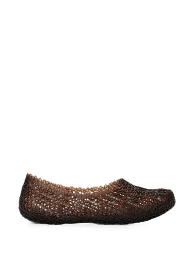 Melissa Campana Papel Hug Ballet Flats In Brown