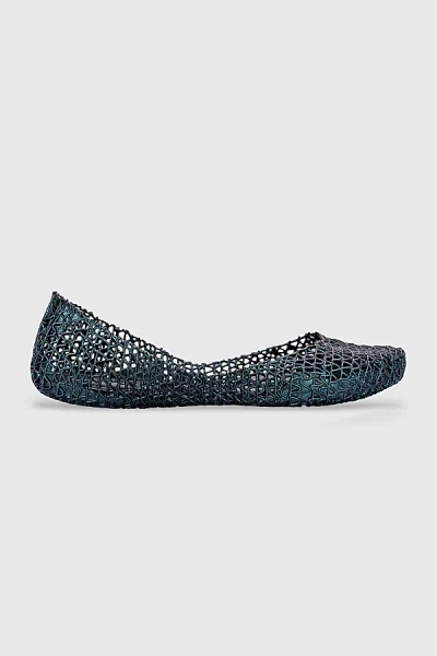 Melissa Campana Papel Jelly Ballerina Flat In Black Color, Women's At Urban Outfitters