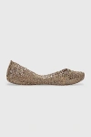 Melissa Campana Papel Jelly Ballerina Flat In Metallic Gold, Women's At Urban Outfitters In Metallic Gold
