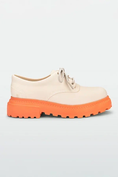 Melissa Charlotte Jelly Oxford Shoe In Matte Beige/orange, Women's At Urban Outfitters