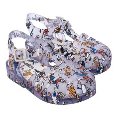 Melissa Kids' Clear Disney Jelly Shoes In Multi