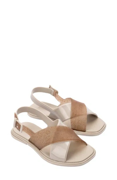 Melissa Cleo Slingback Sandal In Neutral