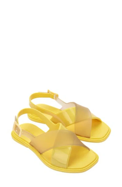 Melissa Cleo Slingback Sandal In Yellow