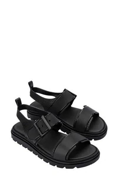 Melissa Connection Papete Sandal In Black